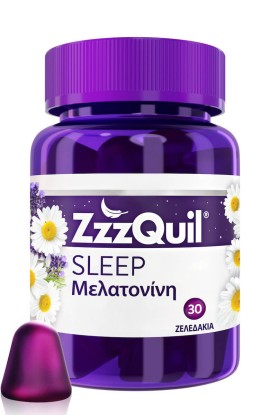 ZzzQuil Natura Sleep Συμπλήρωμα Διατροφής με Μελατονίνη 30 ζελεδάκια