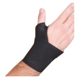 Ортеза за китка Anatomic Help с палец и връзка, черна, 0553, 1 бр., един размер