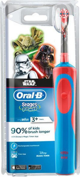 Oral-B Vitality Kids Stages Power, Ηλεκτρική Οδοντόβουρτσα Star Wars 3 Ετών+