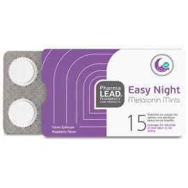 Pharmalead Easy Night Melatonin Mints Παστίλιες για τη Διευκόλυνση Έλευσης του Ύπνου 15τμχ