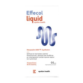Effecol Liquid για την Ανακούφιση σε Χρόνια Δυσκοιλιότητα & Τυμπανισμό 10 φακελίσκοι