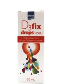 D3 fix Drops 1000iu Βιταμίνη D σε Σταγόνες με Αντλία Χόρηγησης 30ml