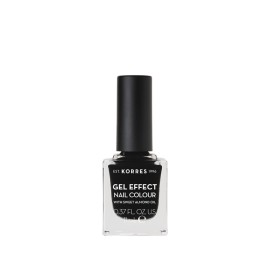 Korres GEL EFFECT NAIL COLOUR 100 Black 11mL