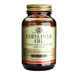 Solgar Cod Liver Oil Vitamin A & D Μουρουνέλαιο 100 Softgels