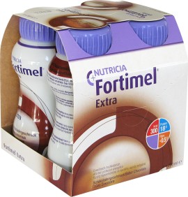 Nutricia Fortimel Extra Γεύση Σοκολάτα Υπερπρωτεϊνικό Ρόφημα 4x200ml