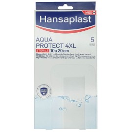 Hansaplast Αποστειρωμένα Αυτοκόλλητα Επιθέματα Aqua Protect 4XL 10x20cm 5τμχ