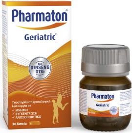 Pharmaton Geriatric με Εκχύλισμα Panax Ginseng και Συνδυασμό Βιταμινών και Μετάλλων 30caps