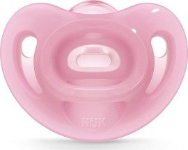 Nuk Sensitive Σιλικόνης 6-18m Ροζ 1τμχ 10.736.386