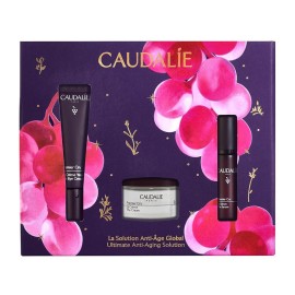 Caudalie XMAS PROMO 2025 Set Premier Cru Ultimate Anti-Aging Solution με Κρέμα Ματιών 15ml & ΔΩΡΟ Κρέμα Αντιγήρανσης 15ml & Αντιγηραντικός Ορός 10ml