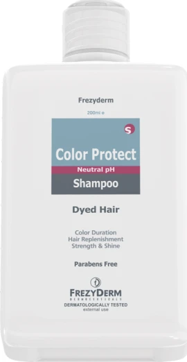 Frezyderm Color Protect Реконструиращ, подхранващ и запазващ цвета шампоан за боядисана коса 200 мл