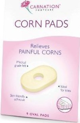 Carnation Corn Pads Oval Αυτοκόλλητα Προστατευτικά Δαχτύλων 9τμχ