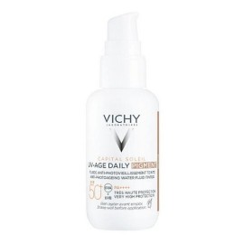 Vichy Capital Soleil UV-Age Daily Pigment SPF50+ Water Fluid, Αντηλιακό Προσώπου κατά της Φωτογήρανσης με Χρώμα Medium 40ml