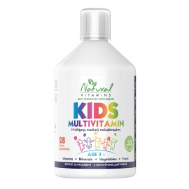Natural Vitamins Παιδική Πολυβιταμίνη 3+ Γεύση Πορτοκάλι 500ml