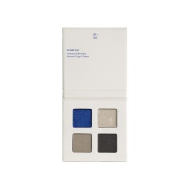 Korres Real Color Παλέτα με 4 Σκιές Ματιών Matte σε Στερεή Μορφή 02 Smokey Sea 4gr