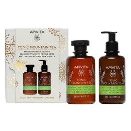 Apivita XMAS PROMO 2025 Περιποίηση Σώματος με Tonic Mountain Tea 250ml & Tonic Mountain Tea Body Milk 200ml