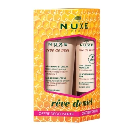 Комплект за грижа Nuxe PROMO Reve De Miel с балсам за устни 4 гр. и крем за ръце 30 мл.