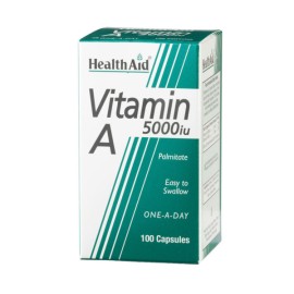 Health Aid Vitamin A (Palmitate) 5000i.u. 100caps