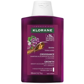 Klorane Growth Σαμπουάν Επιτάχυνσης της Ανάπτυξης των Μαλλιών με Αδενοσίνη & Κινίνη 200ml