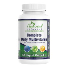Natural Vitamins Complete Daily Multivitamin Πολυβιταμίνες με Αντιοξειδωτικό Σύμπλεγμα 60caps