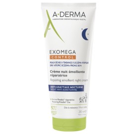 A-Derma Exomega Control Επανορθωτική Κρέμα Σώματος Νύχτας για Ατοπικές, Πολύ Ξηρές Επιδερμίδες 200ml
