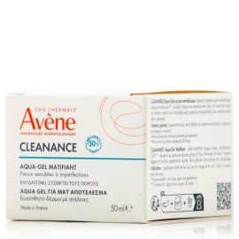 Avene Cleanance Aqua-Gel хидратиращ крем за лице за проблемна кожа за матов завършек 50 мл