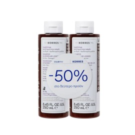 Korres PROMO -50% Στο 2ο Προϊόν, Σαμπουάν με Αμύγδαλο & Λινάρι για Ξηρά & Αφυδατωμένα Μαλλιά 2x250ml