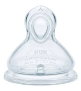 NUK First Choice Θηλές Σιλικόνης Κατά Των Κολικών 0m+ S 2τμχ 10.124.039