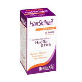Health Aid HairSkiNail Φόρμουλα για την Υγεία Μαλλιών, Δέρματος, Νυχιών 30tabs