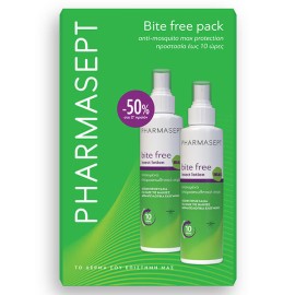 Pharmasept PROMO 2026 1+1 με Bite Free Insert Lotion Max-Άοσμη Εντομοαπωθητική Λοσιόν σε Σπρέι Κατάλληλη για Παιδιά, Θηλάζουσες 2x100ml