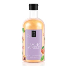 Lavish Care Peachy Sunset Bath & Shower Αφρόλουτρο Gel με Άρωμα Ροδάκινο 500ml