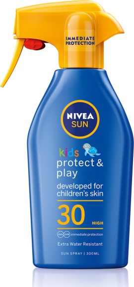 Nivea Sun Kids Moisturising Trigger Sun Spray SPF30 Παιδικό Αντηλιακό 300ml