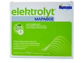 Humana Elektrolyt Πόσιμο Διάλυμα Ηλεκτρολυτών 12 φακελίσκοι Μάραθος