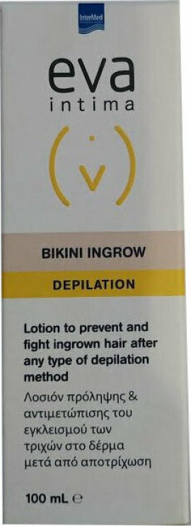 Intermed Eva Intima Bikini Ingrow Lotion Depilation για την Πρόληψη Θυλακίτιδας μετά την Αποτρίχωση 100ml