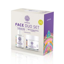 Garden PROMO PACK Face Duo Set No7 Ενυδατικός Ορός με Υαλουρονικό Οξύ για Πρόσωπο & Μάτια 30ml & Κρέμα Νυκτός με Αβοκάντο 50ml