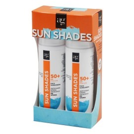 Ag Pharm PROMO 2025 Sun Shades με Αντηλιακή Κρέμα Προσώπου με Χρώμα SPF50+ 2x50ml