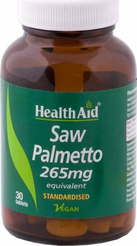 Health Aid Saw Palmetto 265mg 30tabs