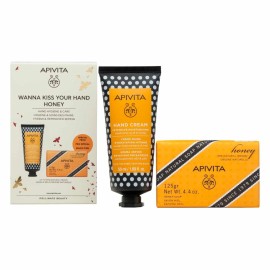 Apivita PROMO PACK Wanna Kiss Your Hand Honey Σετ Περιποίησης με Ενυδατική Κρέμα Χεριών 50ml & Σαπούνι 125gr