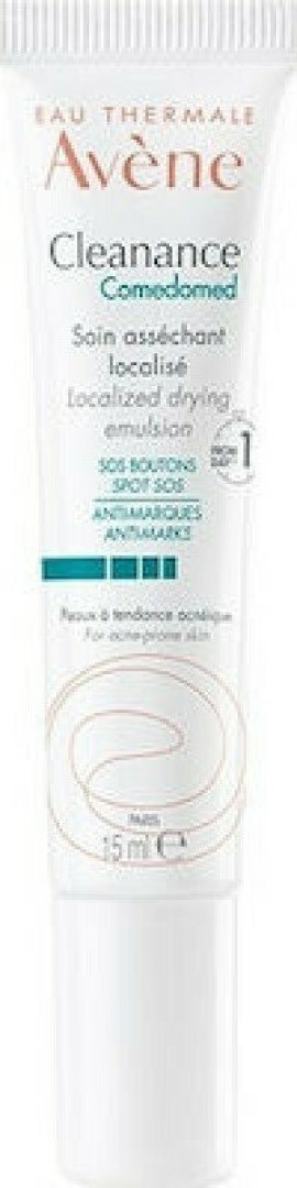 Avene Cleanance Comedomed Spot Sos Ξηραντική Κρέμα Για Εντοπισμένες Ατέλειες 15ml