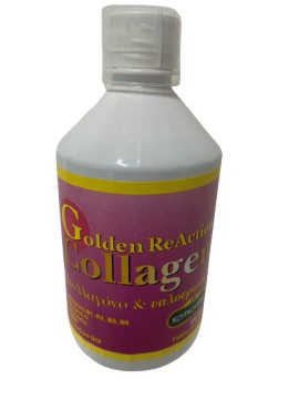 MEDICHROM Golden ReAction Collagen Κολλαγόνο, Κουρκουμίνη & Υαλουρονικό με Γεύση Ροδάκινο 500ml