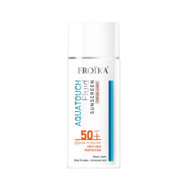 Froika Aquatouch Sunscreen Fluid Light Tinted Λεπτόρρευστο Αντηλιακό Προσώπου με Χρώμα Πολύ Υψηλής Προστασίας SPF50+ 50ml