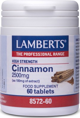 Lamberts Cinnamon Κανέλα 2500mg 60tabs