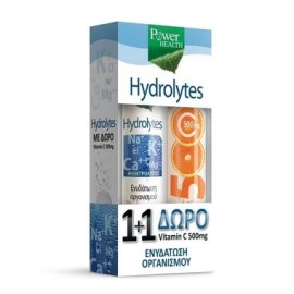 Power Health Hydrolytes & ΔΩΡΟ Vitamin C 500mg 2x20tabs  αναβράζοντα