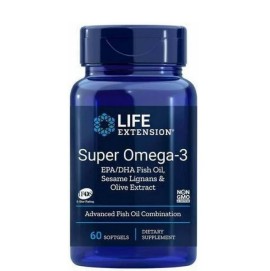 Life Extension Super Omega-3 Ιχθυέλαιο EPA/DHA With Sesame Lignans And Olive Fruit Extract 60caps