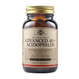 Solgar Enhanced Series Advanced 40+ Acidophilus Προβιοτικά 60 φυτικές κάψουλες