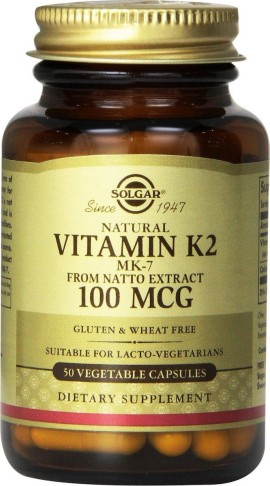 Solgar Vitamin K2 100mcg 50caps