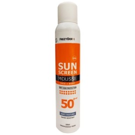 Frezyderm Sun Screen Mousse SPF50+ Αντηλιακός Αφρός Προσώπου & Σώματος 200ml