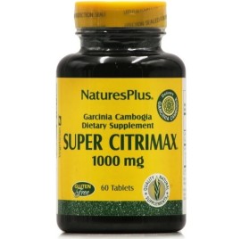 Natures Plus Super Citrimax 1000mg για την Μείωση του Σωματικού Λίπους, τη Μείωση της Όρεξης και Χοληστερίνης 60tabs