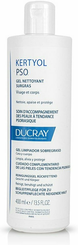 Ducray Kertyol P.S.O. Ultra-Rich Cleansing Gel for Psoriasis-Prone Skin για Δέρμα με Κνησμό και Τάση Ψωρίασης 400ml