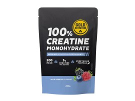 Gold Nutrition 100% Creatine Monohydrate Γεύση Βατόμουρο 200gr
