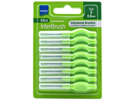 INTERMED Mini Ergonomic Interbrush Μεσοδόντια Βουρτσάκια 0,8mm Size5  8τμχ